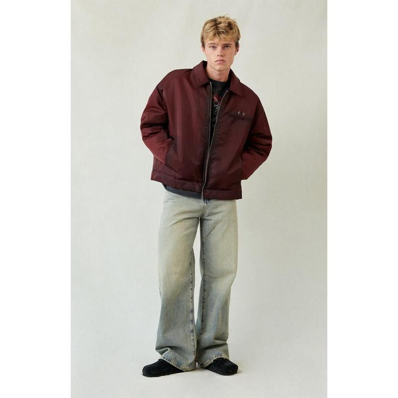 Pacsun Men'S Blake Extreme Baggy Jeans Light Blue Tinted