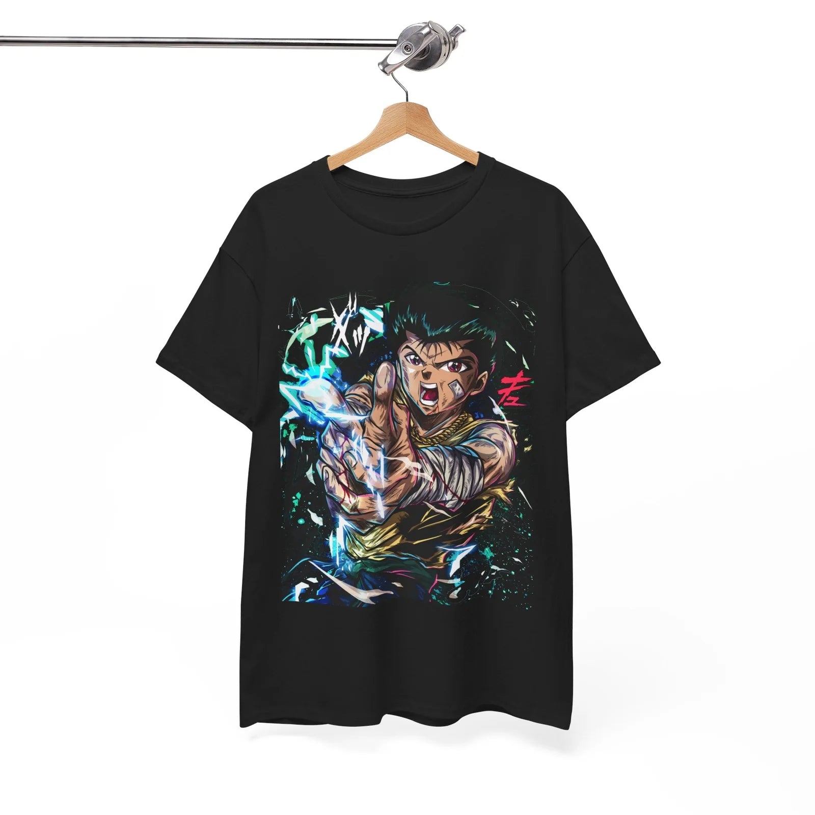 Yuyu Hakusho Yusuke Yu Yu Anime Unisex Heavy Cotton Tee T-Shirt