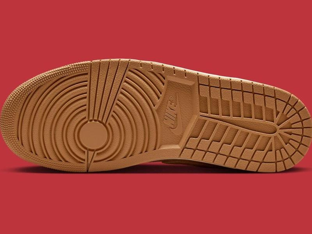 Nike Air Jordan 1 Low Flax Varsity Red HV4089-200 Men'S Shoes Athletic Sneaker NEW